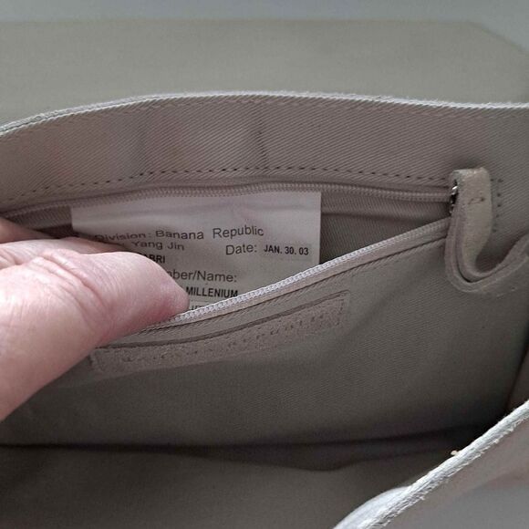 Banana Republic suede metallic shoulder bag NWOT - Picture 7 of 9